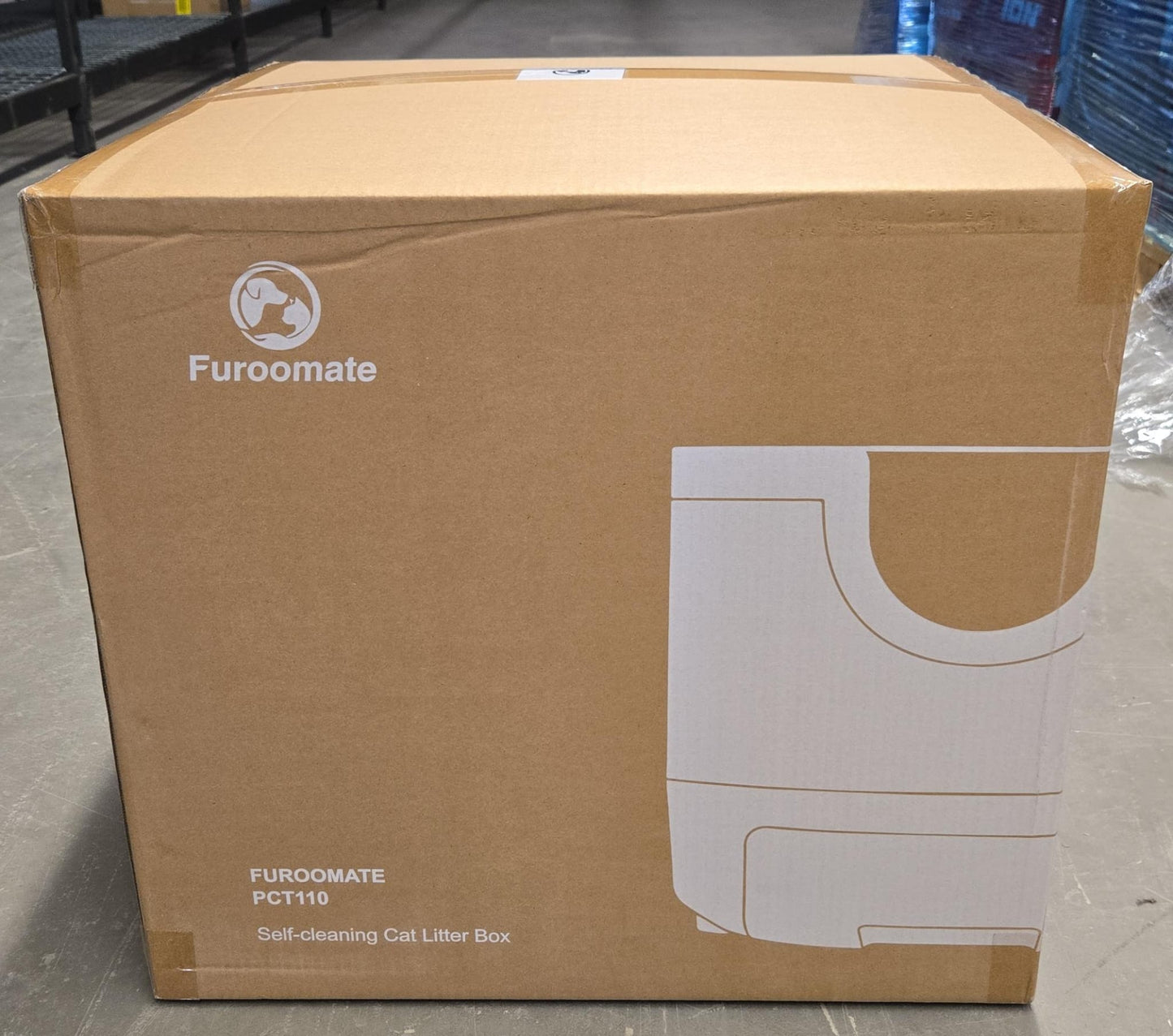(Brand New) Furoomate Self Cleaning Litter Box Large Capacity, Automatic Cat Litter Box Open-Top Design