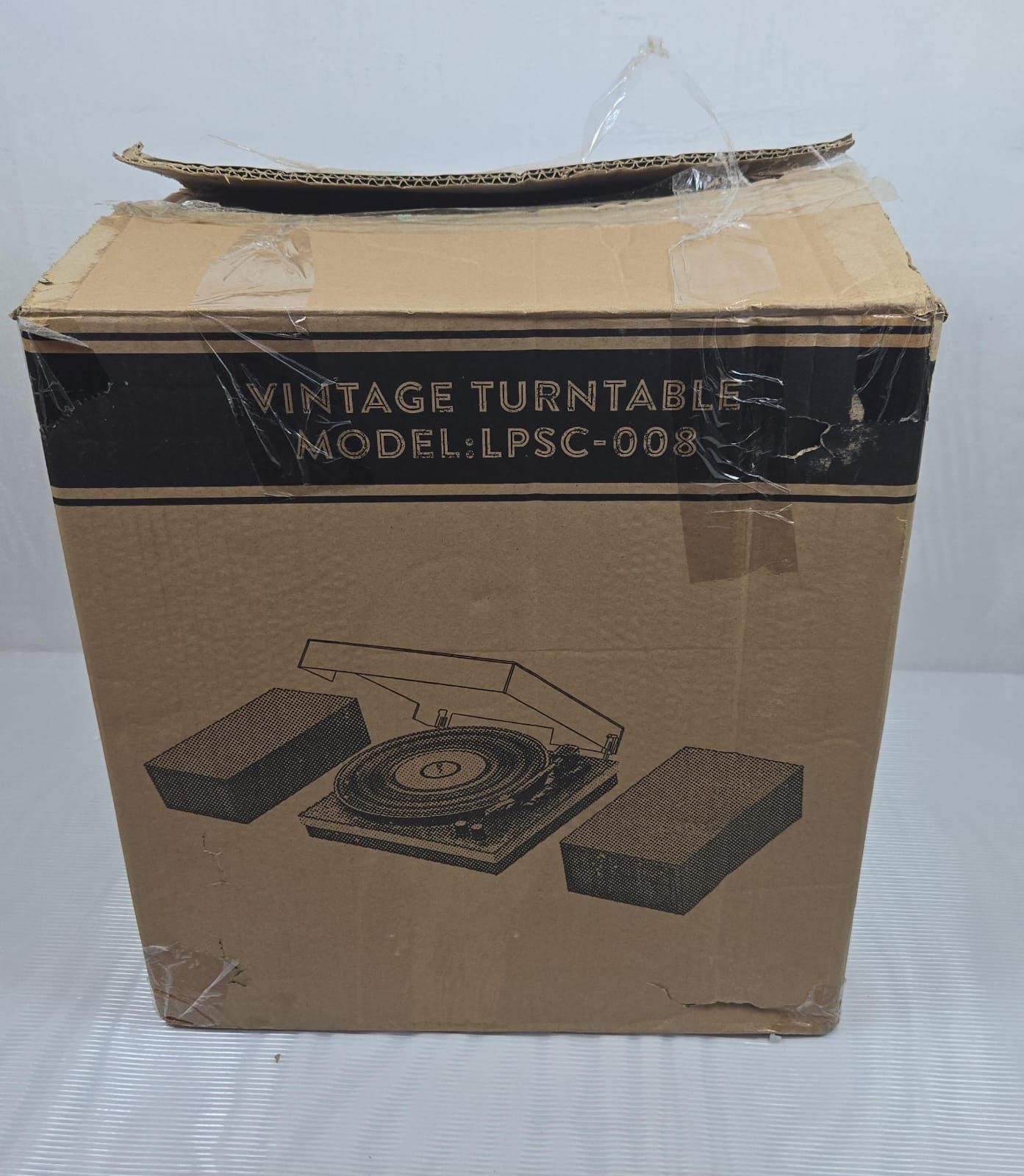 (Excellent) LP&No.1 Modern Turntable Record Player Bundle with Dual Powered Bookshelf Speaker Pair