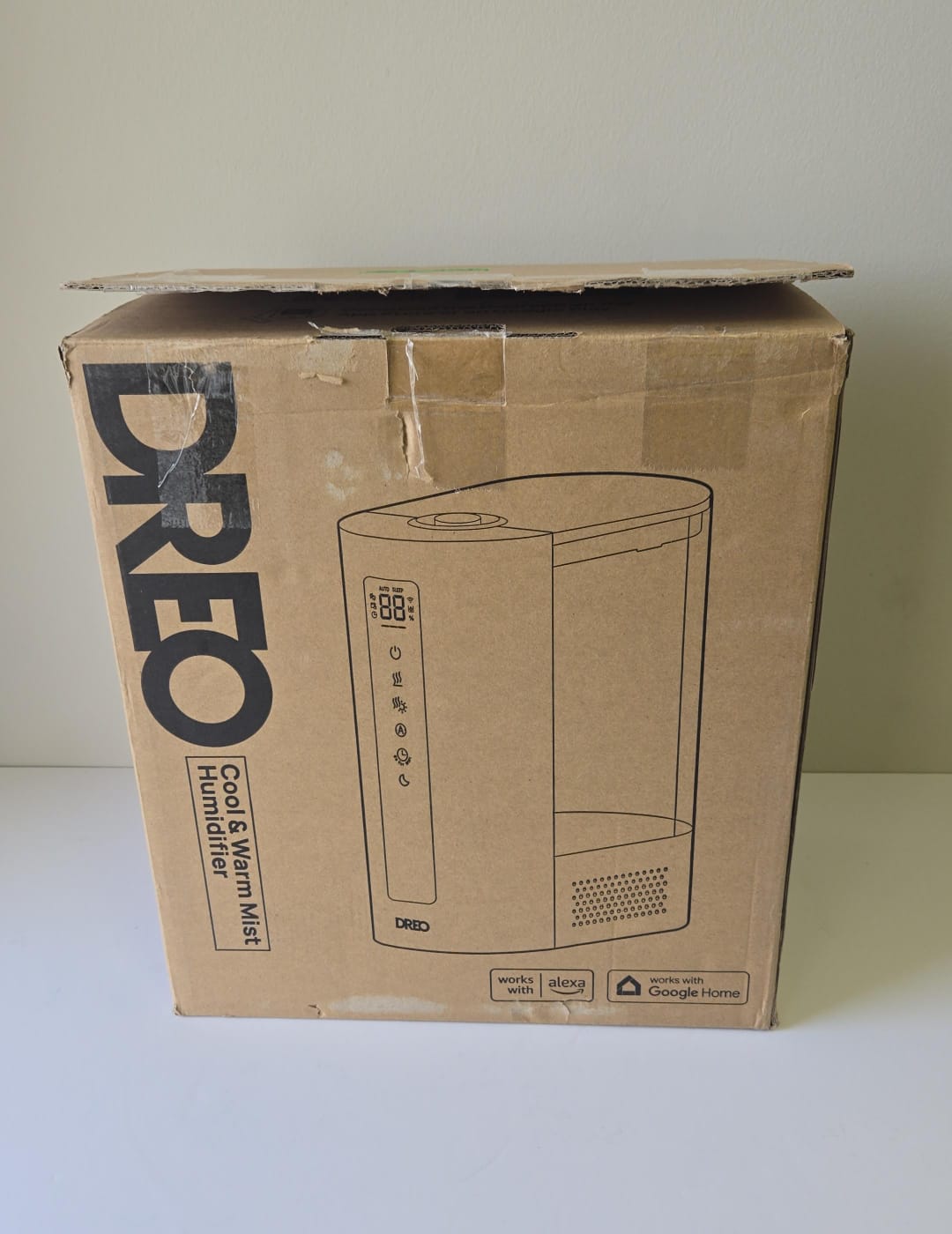 (New Open Box) DREO HM713S Smart Humidifier with Warm & Cool Mist