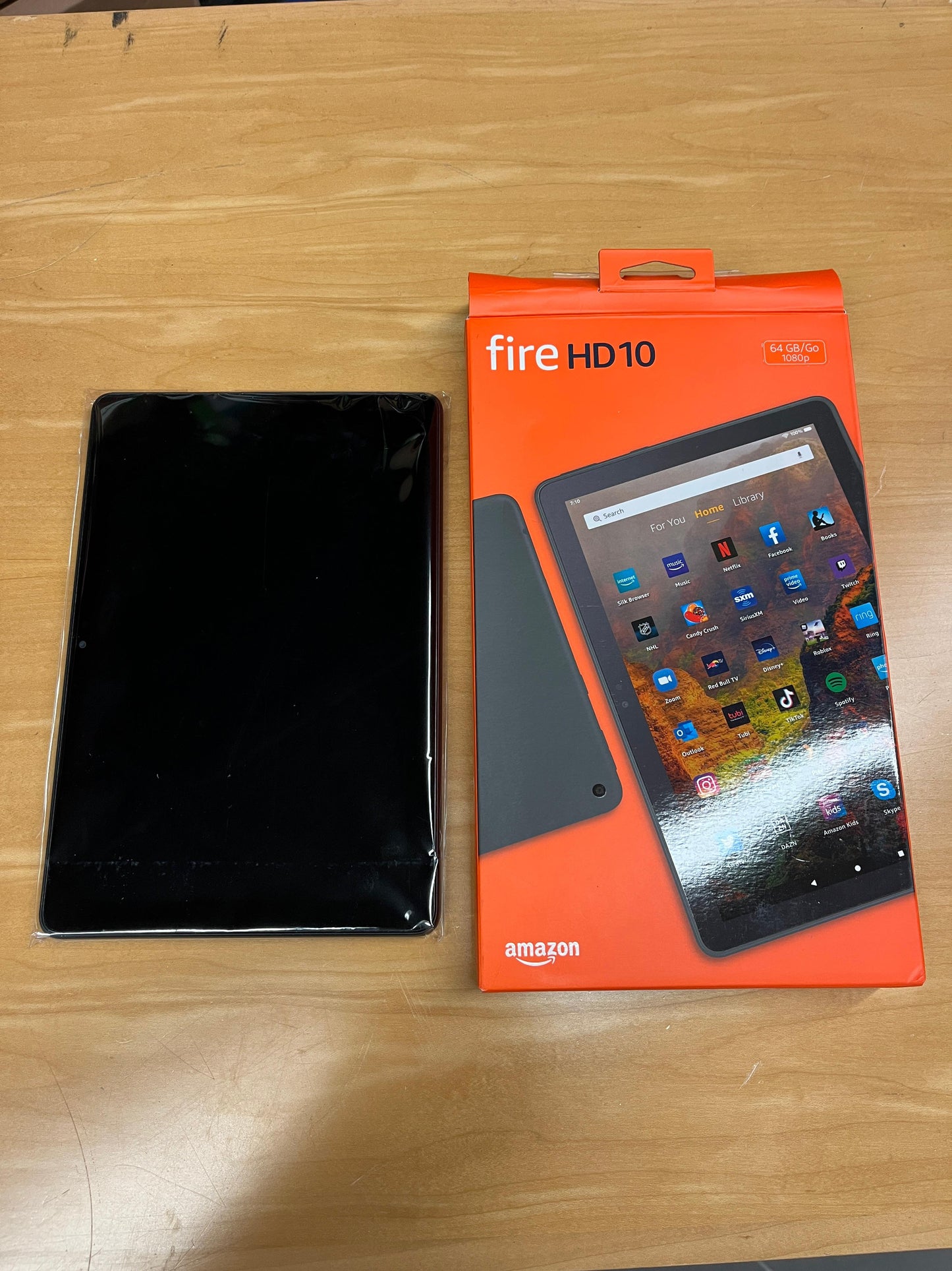 (New Open Box) Amazon Fire HD 10 tablet, 10.1", 1080p Full HD, 64 GB, 11th Gen (2021 release), Black