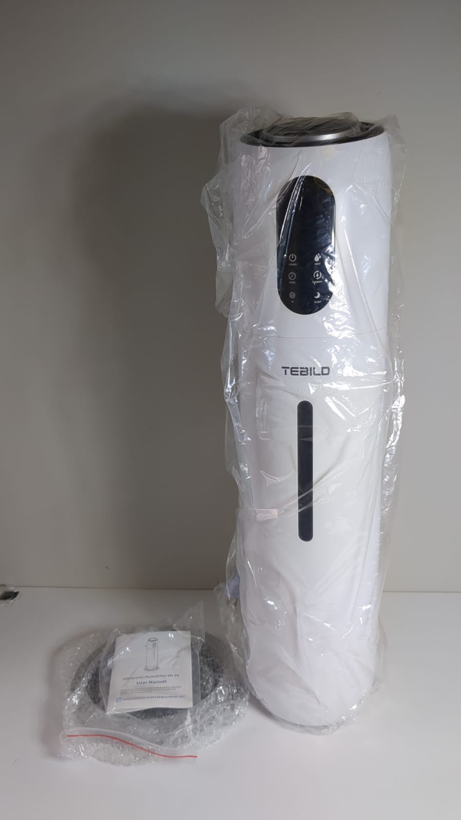 (New Open Box) TEBILD Humidifiers for Bedroom Large Room, 9L/2.37Gal Ultrasonic Cool Mist Humidifier