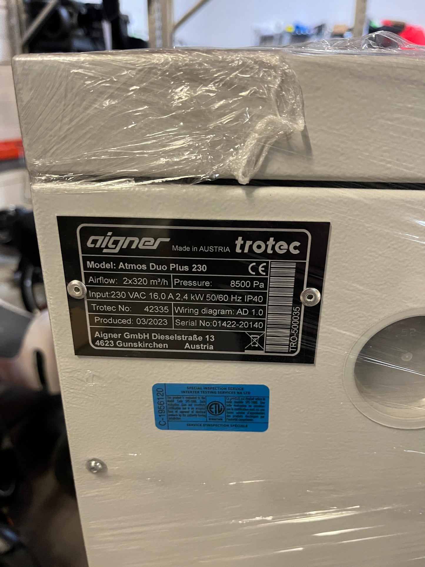 (Excellent) Atmos Filter Exhaust DUO PLUS 230