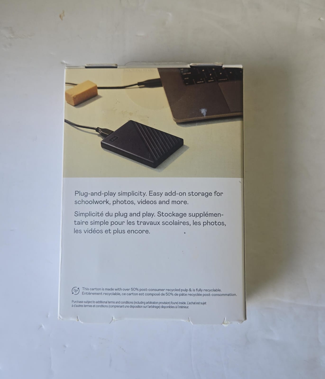 (Brand New) Western Digital 4TB My Passport Portable External Hard Drive,