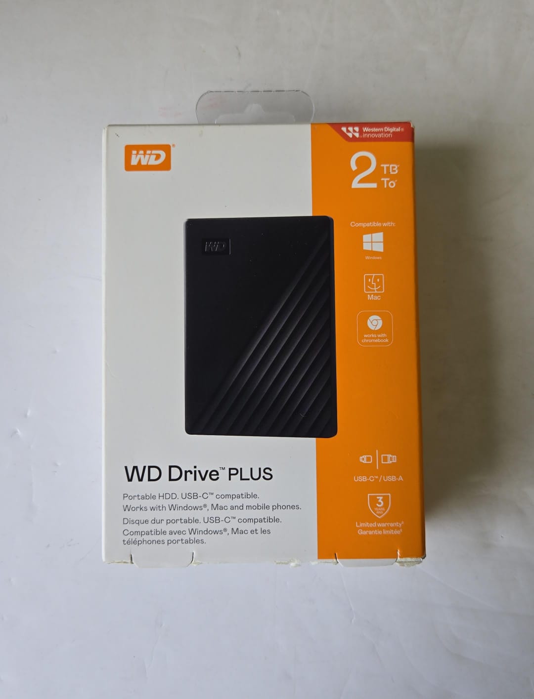 (Brand New) Western Digital 2TB Drive+