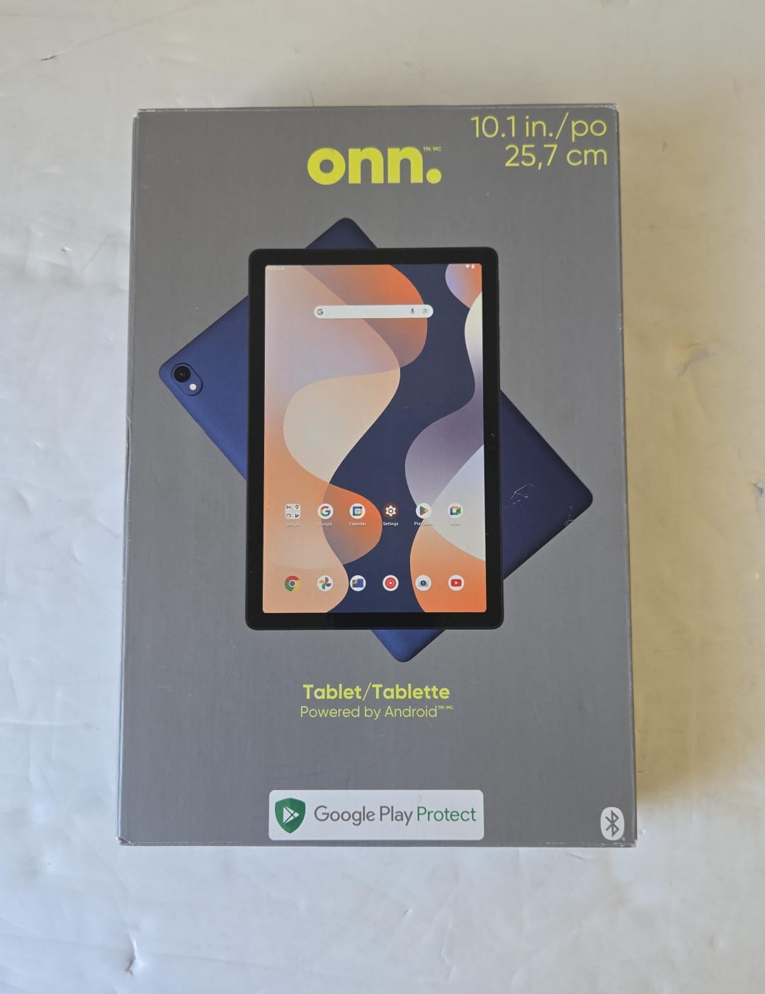 (Brand New) onn. 10.1 in. Tablet 32 GB Powered by Android 14, Purple