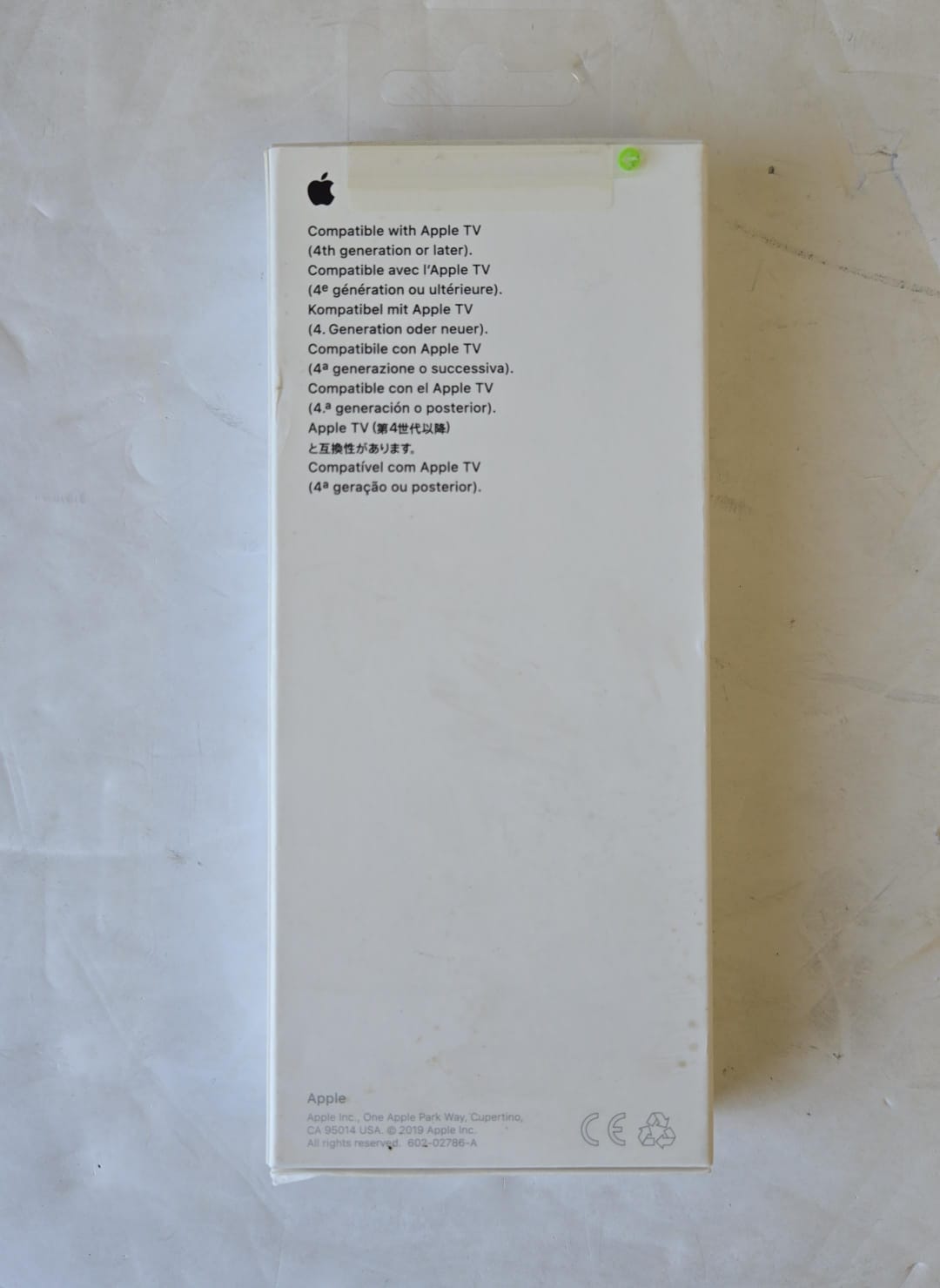 (Brand New) Remote Control for Apple TV Siri 4th Gen (A1962)