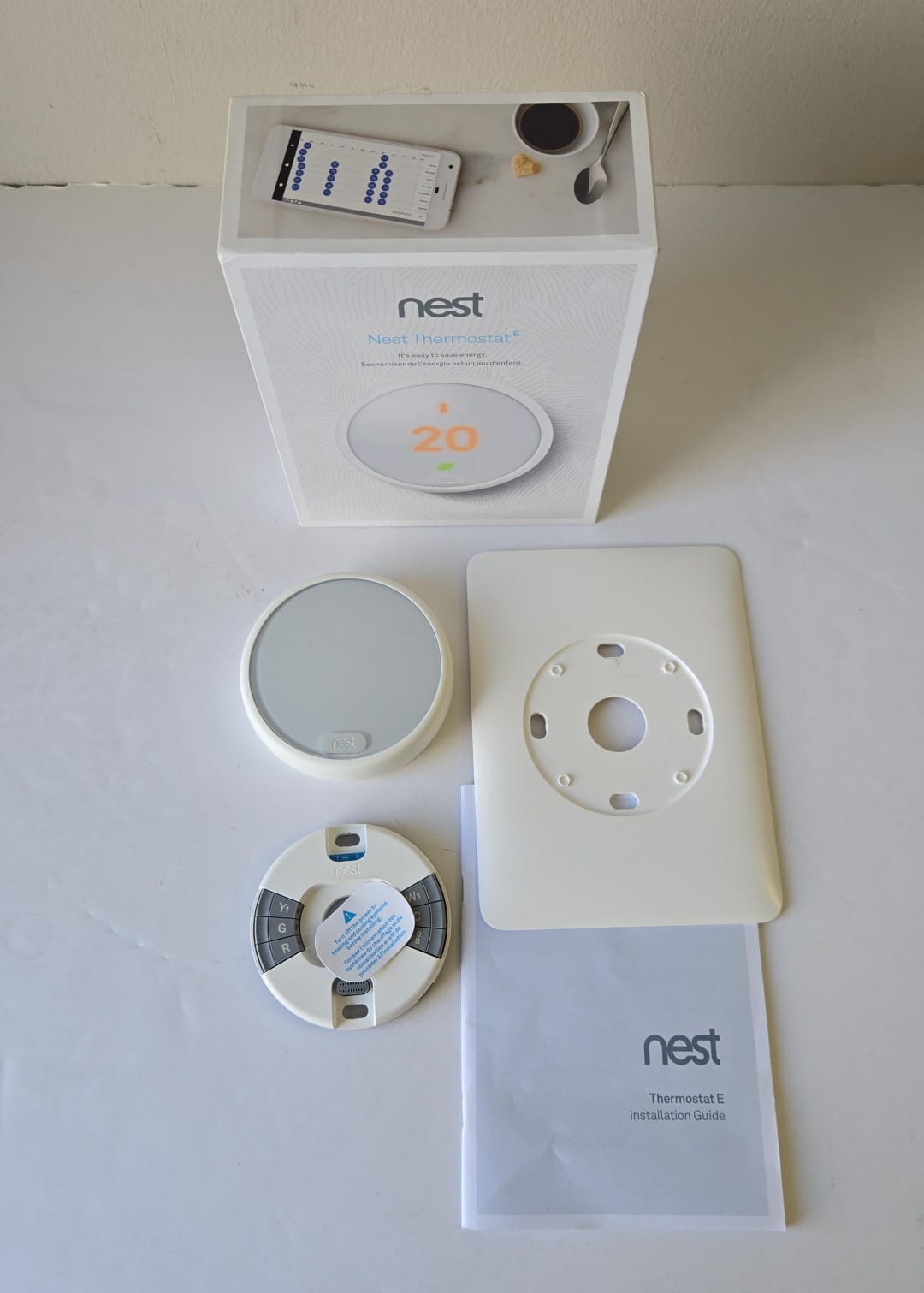 (Excellent) Google Nest Thermostat E - Programmable Smart Thermostat for Home - 3rd Generation
