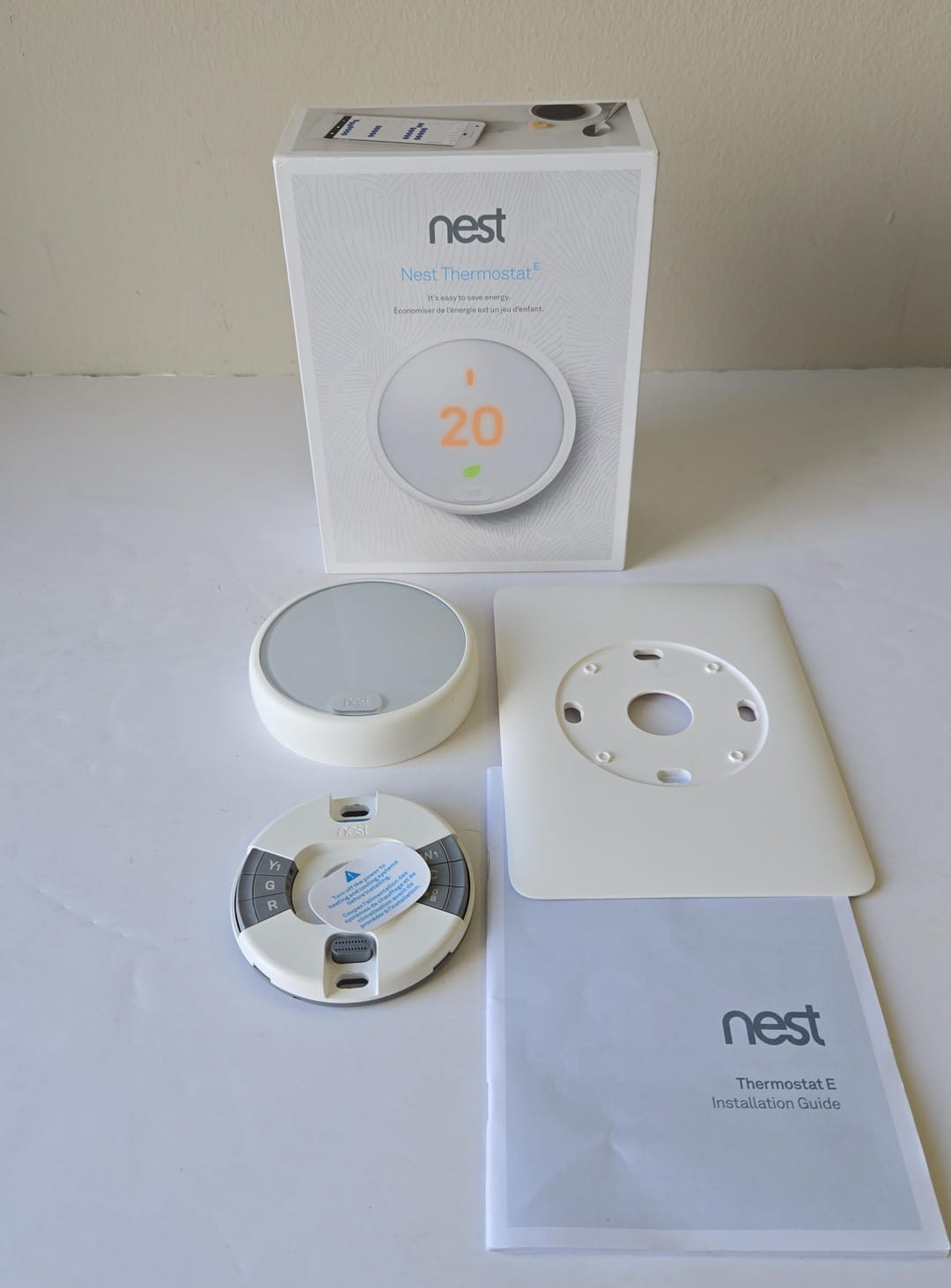 (Excellent) Google Nest Thermostat E - Programmable Smart Thermostat for Home - 3rd Generation