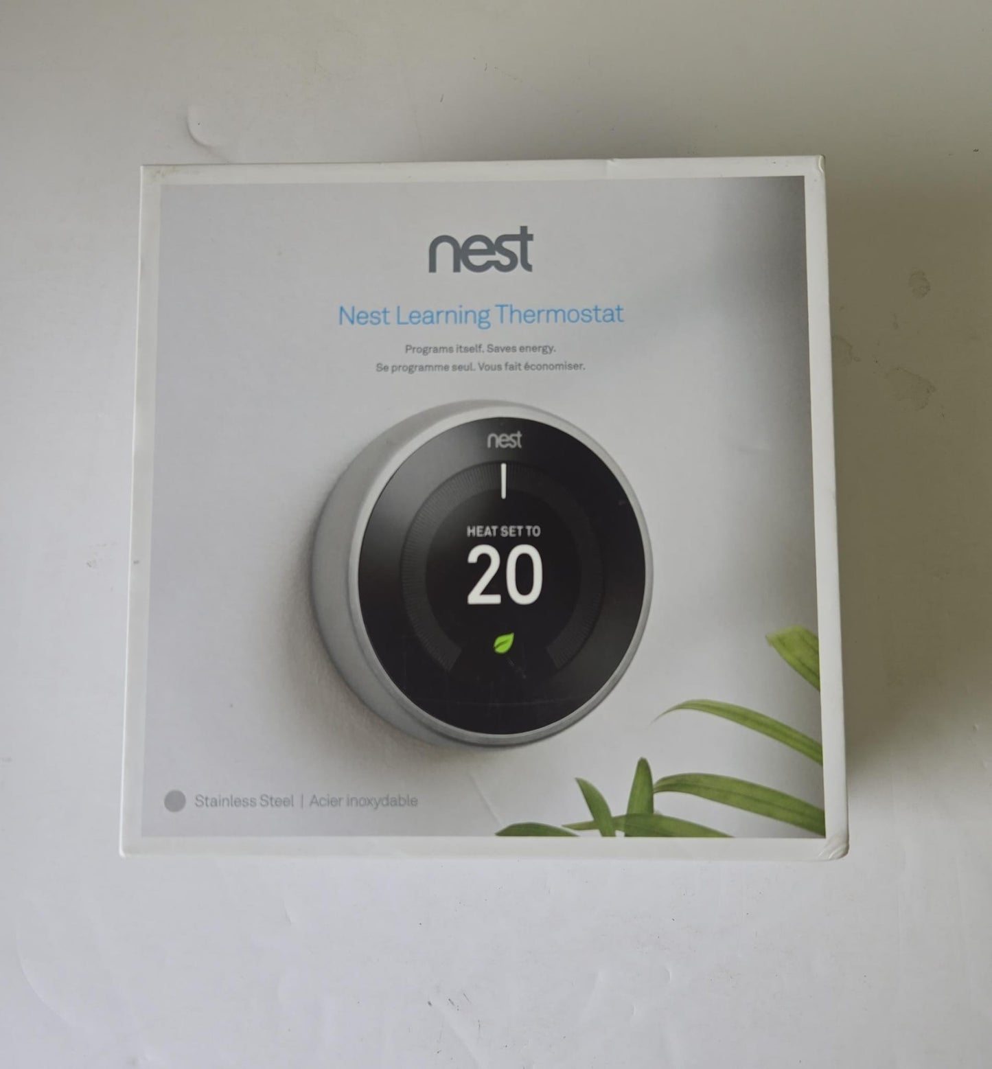 (Excellent) Nest (T3017US) Learning Thermostat 3rd Gen