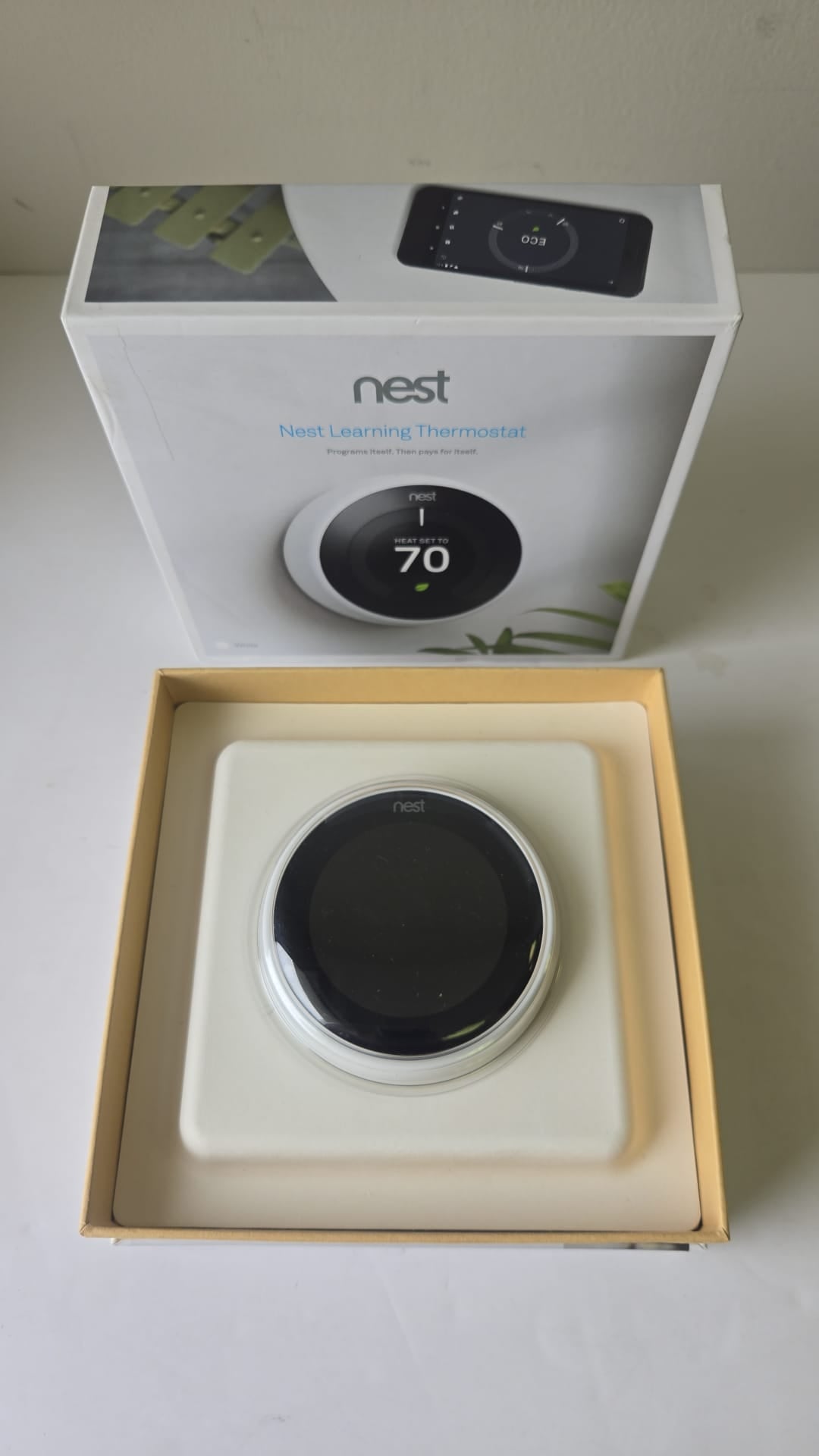 (Excellent) Nest (T3017US) Learning Thermostat 3rd Gen
