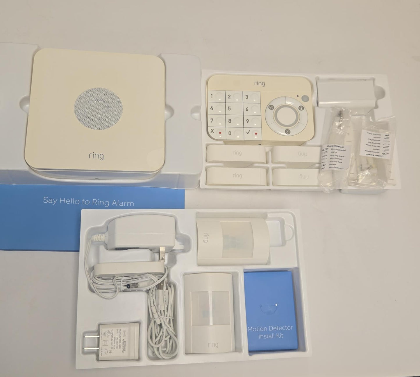 (New Open Box) Ring Alarm 8-Piece Kit, (1st Gen) home security system