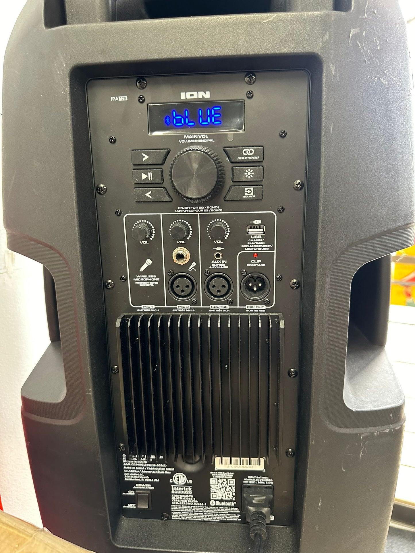 ION Audio Total PA Freedom 650W Speaker with 1 Wireless Mic