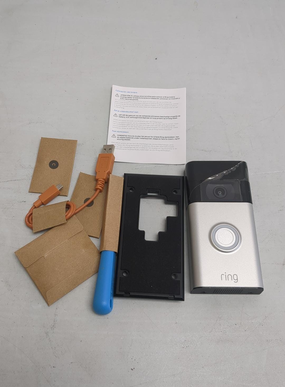 Used (good) - Ring Video Doorbell 2 with HD Video, Motion Activated Alerts, Easy Installation (2017)