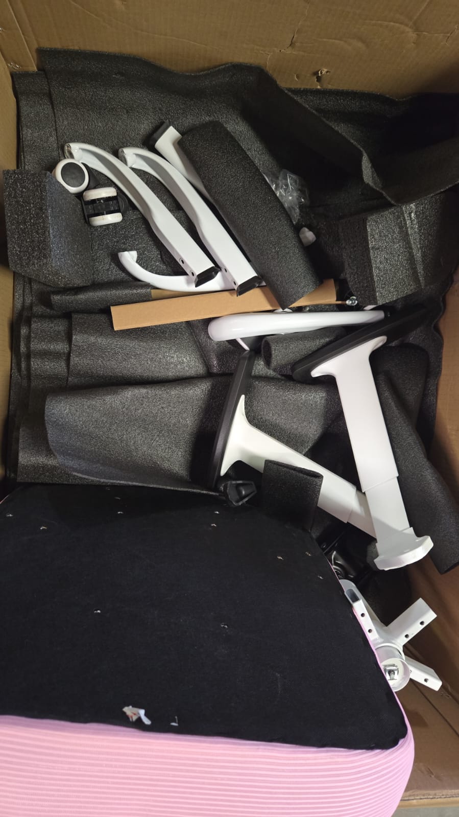 (Excellent) Winrise Office Chair, Ergonomic Home Office Desk, Swivel Task Chair with Lumbar Support (Pink)