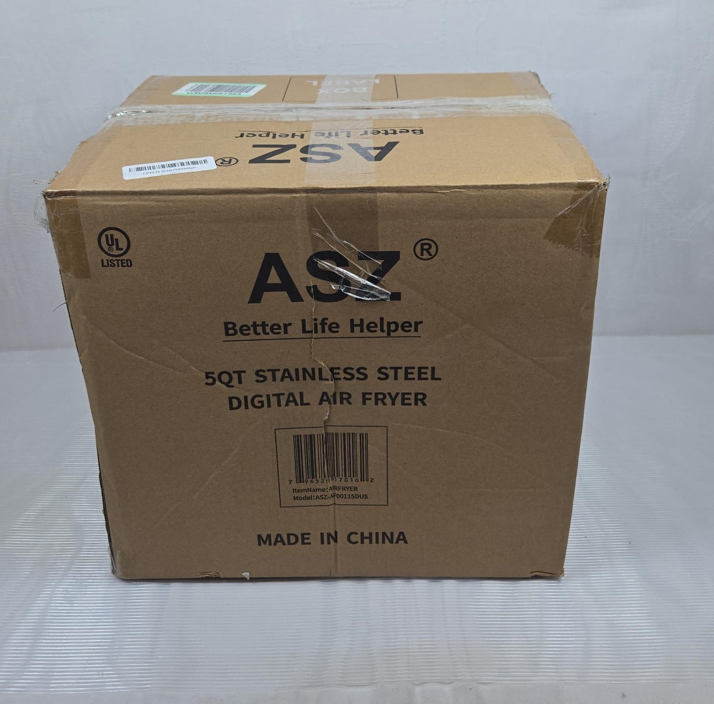 (New Open Box) ASZ Compact 5 qt Air Fryer with Window - Portable Digital 5qt Small Airfryer