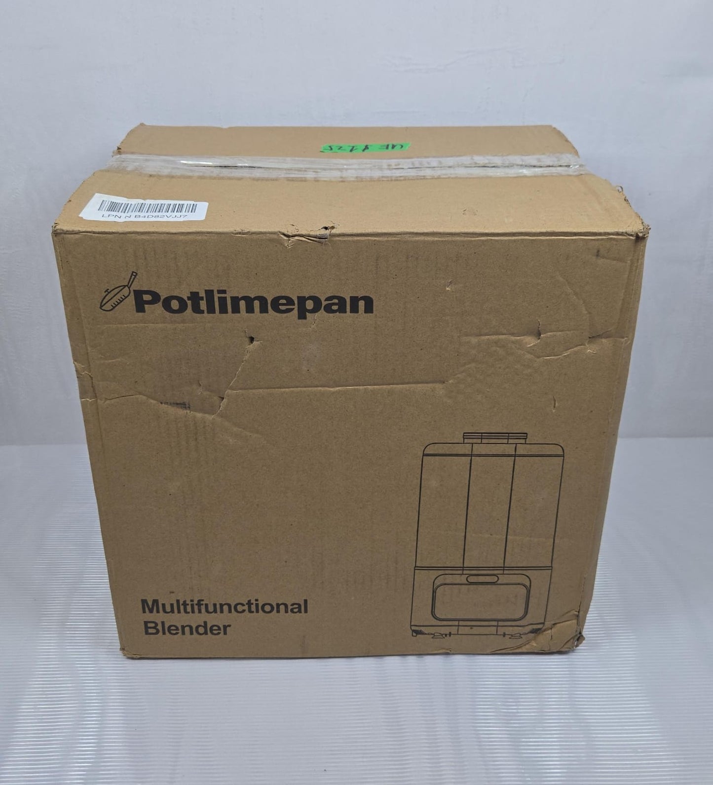 (Excellent) Potlimepan Professional Countertop Blender, 8-in-1 Quiet Blender with Silent Shield,