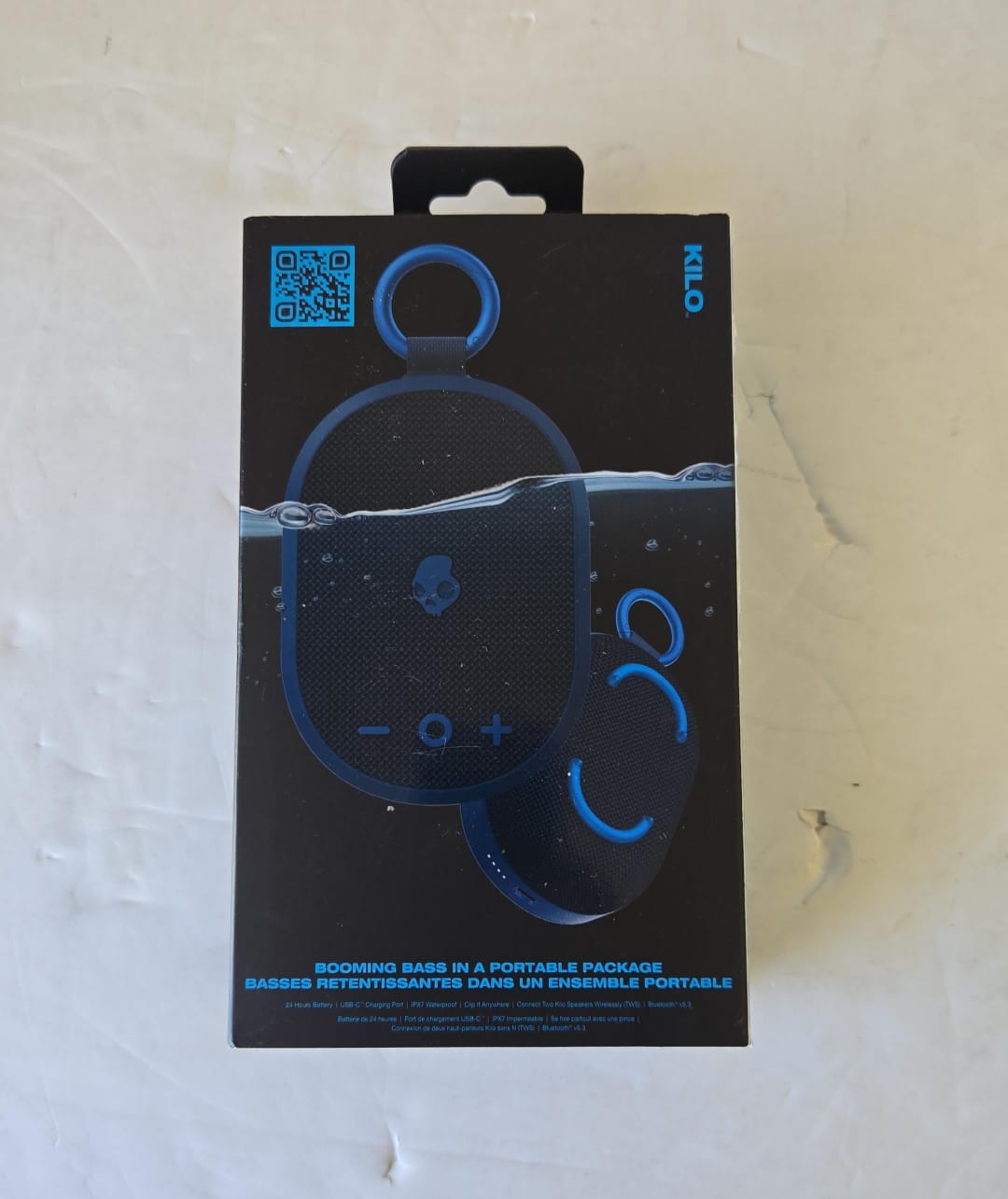 (Brand New) Skullcandy Kilo Wireless Bluetooth Speaker - IPX7 Waterproof Mini Bluetooth Speaker