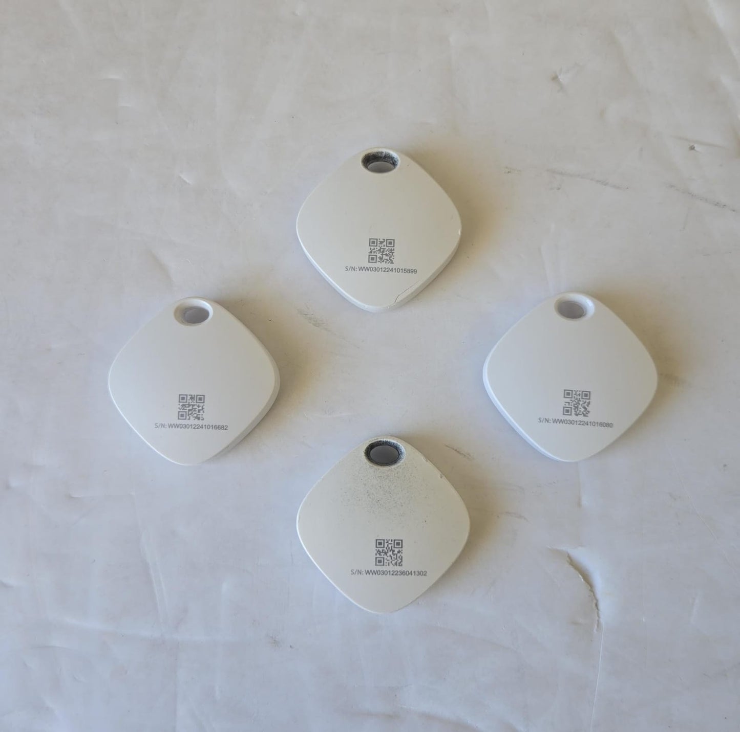 (Good) ATUVOS Key Finder and Luggage Tracker 4 Pack, Smart Tag Compatible with Apple Find My (iOS only)