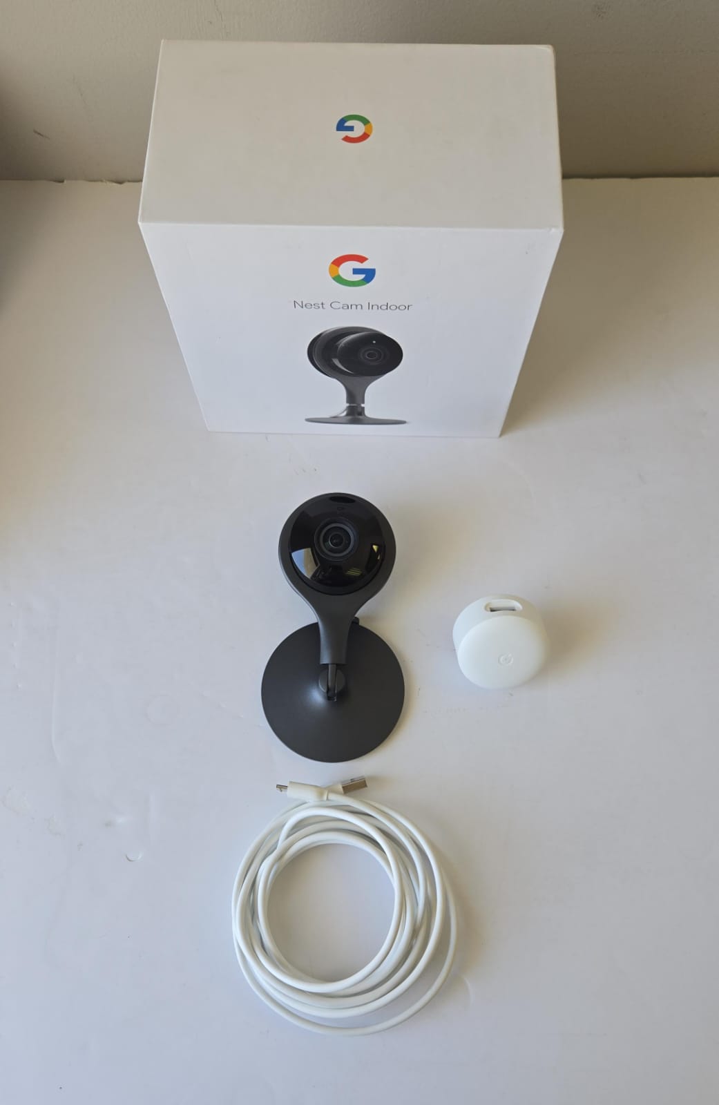 Google Nest Cam Indoor - Wired Indoor Camera for Home Security - Control with Your Phone