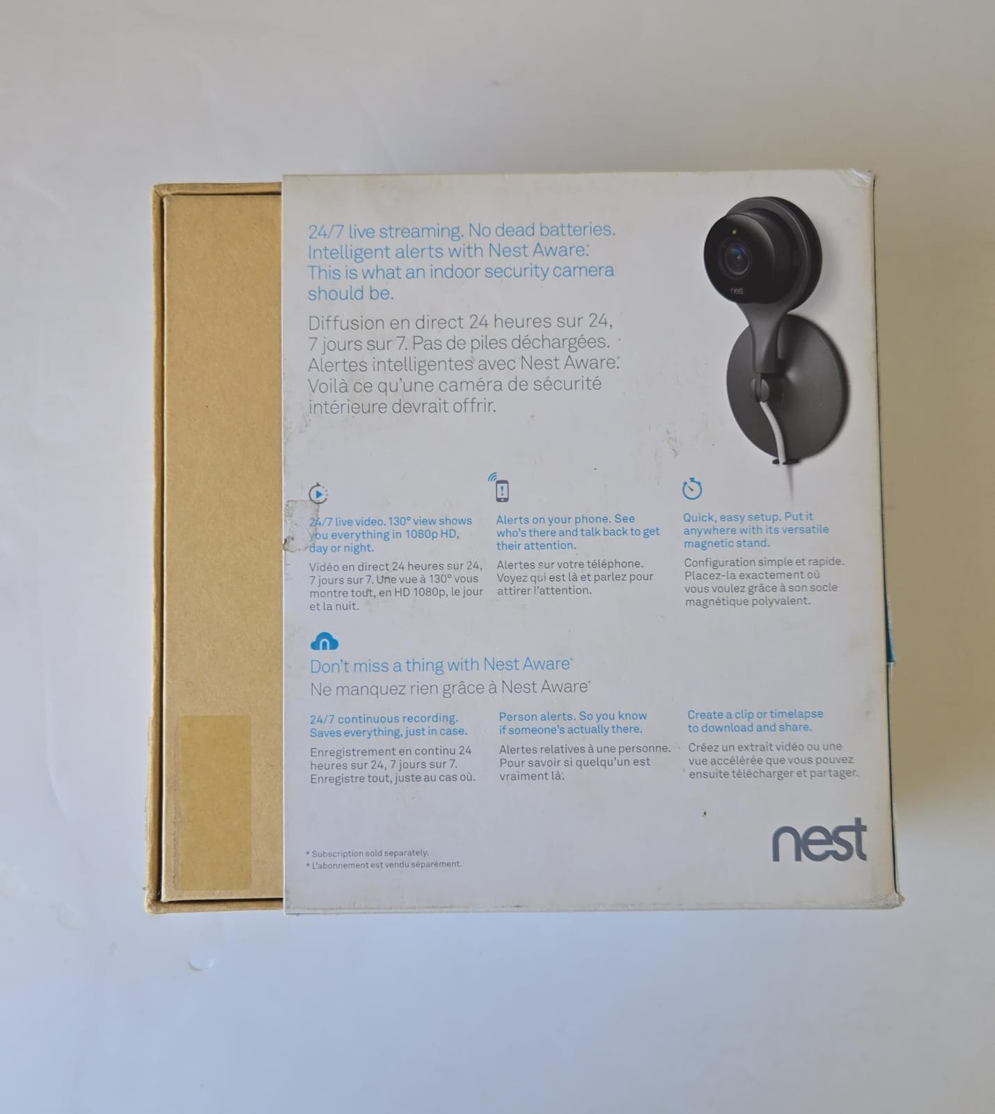 Nest Cam Indoor Security Camera (Works with Amazon Alexa)