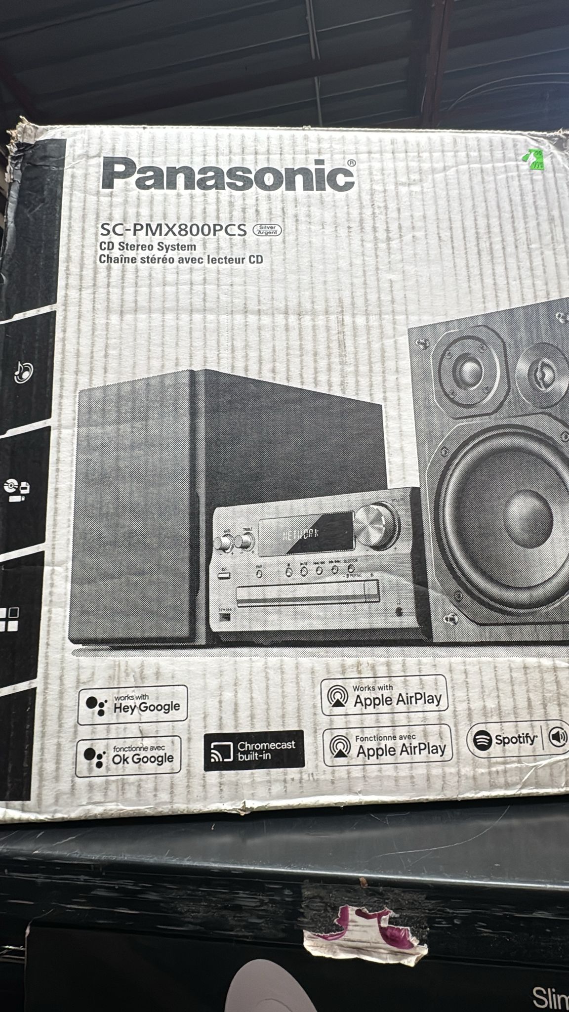 (New Open Box) Panasonic SC-PMX800 Hi-Res Network HiFi System