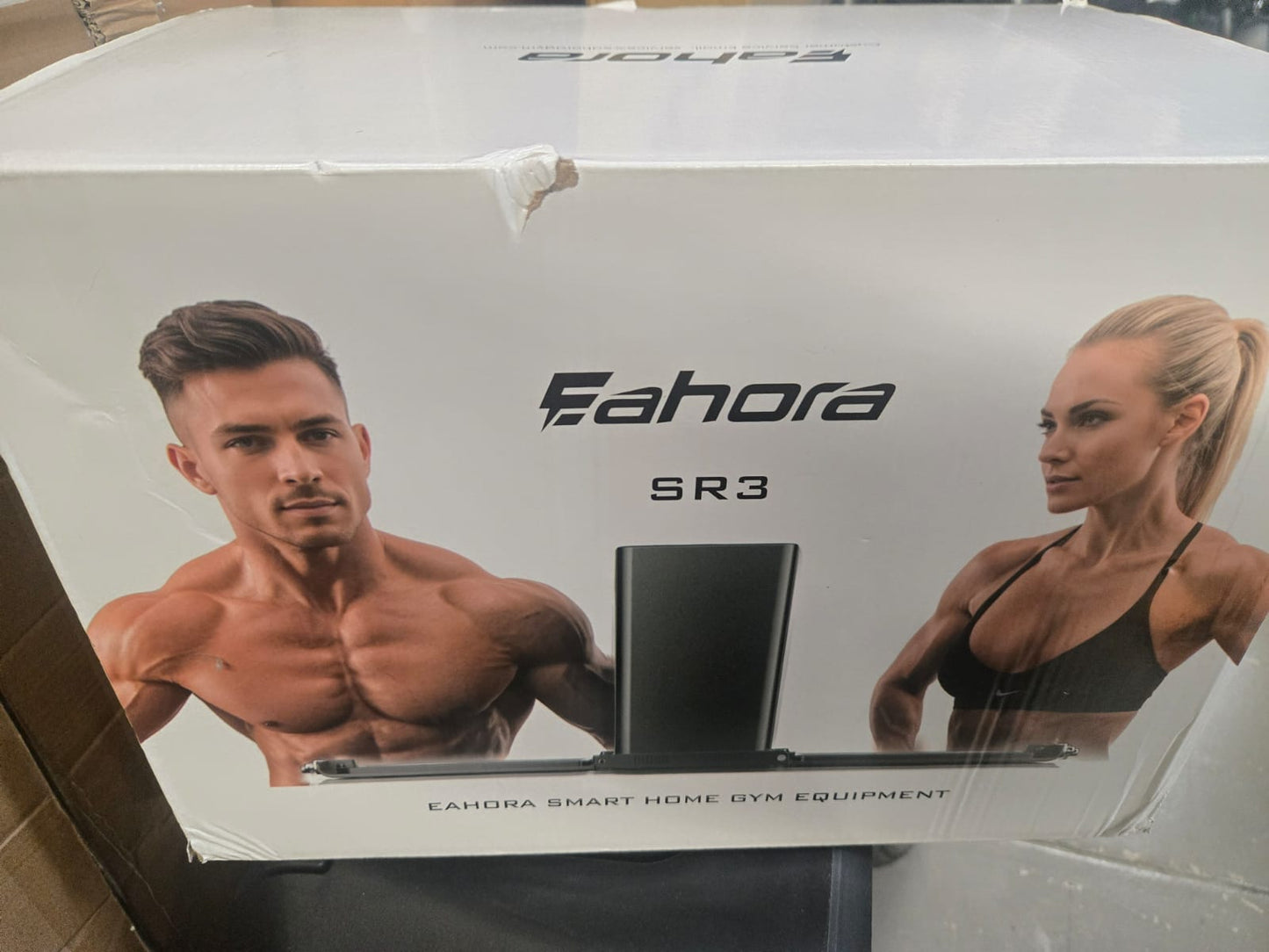 (New Open Box) Eahora SR3 Smart Home Gym Workout Cable Machine | Foldable Portable, Multi-Level Resistance Adjustable Trainer, HD Display | Home & Outdoor Fitness,Full Body Strength Training Fitness Exercise Machine