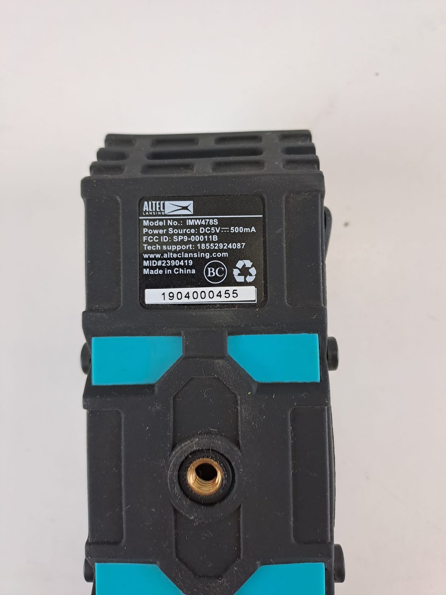 Refurbished (Good) Altec Lansing IMW478s Mini LifeJacket 3 Bluetooth Speaker