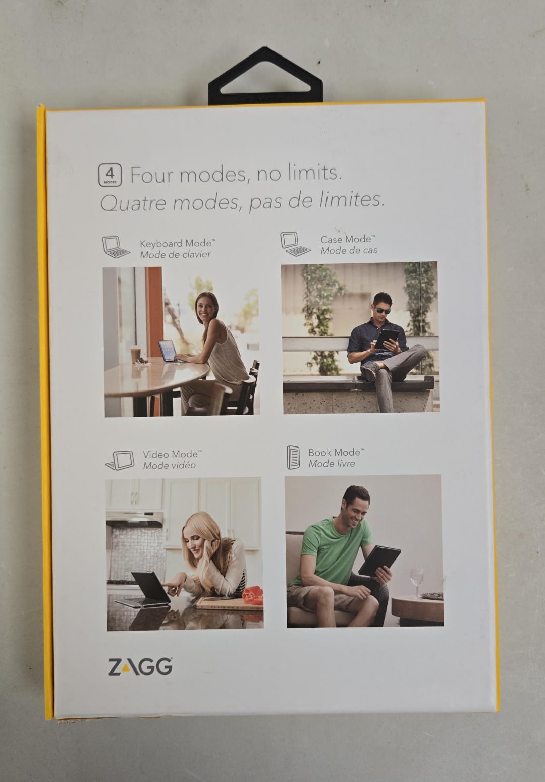 (New) Zagg Slim Book iPad Mini 4 Keyboard Case - Black