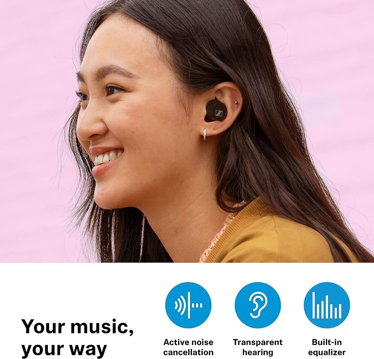 Used (Excellent) Sennheiser CX Plus True Wireless - Black