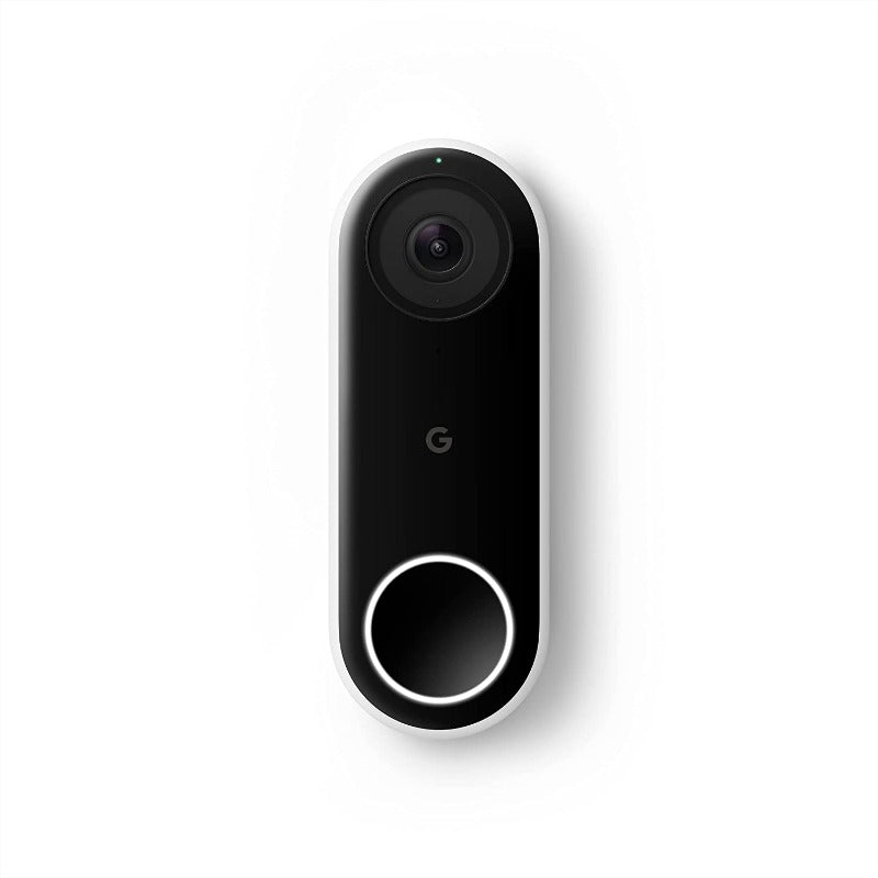 Used (Excellent) Google Nest Hello Wi-Fi Video Doorbell - Black/White - Wired-Gen 1