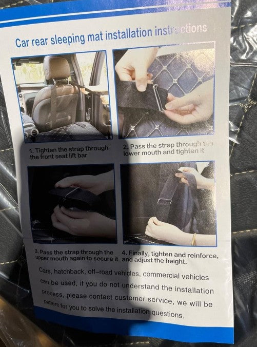 (New Open Box) Universal Folding Car Bed Mattress | 32” Wide • Double-Sided • 25MM Thick • All-Season