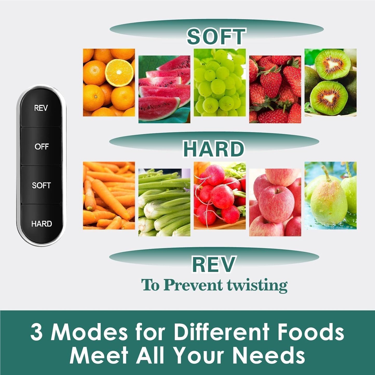 (New Open Box) Cold Press Juicer, Fretta Masticating Slow Juicer Extractor, Juice Maker Machine