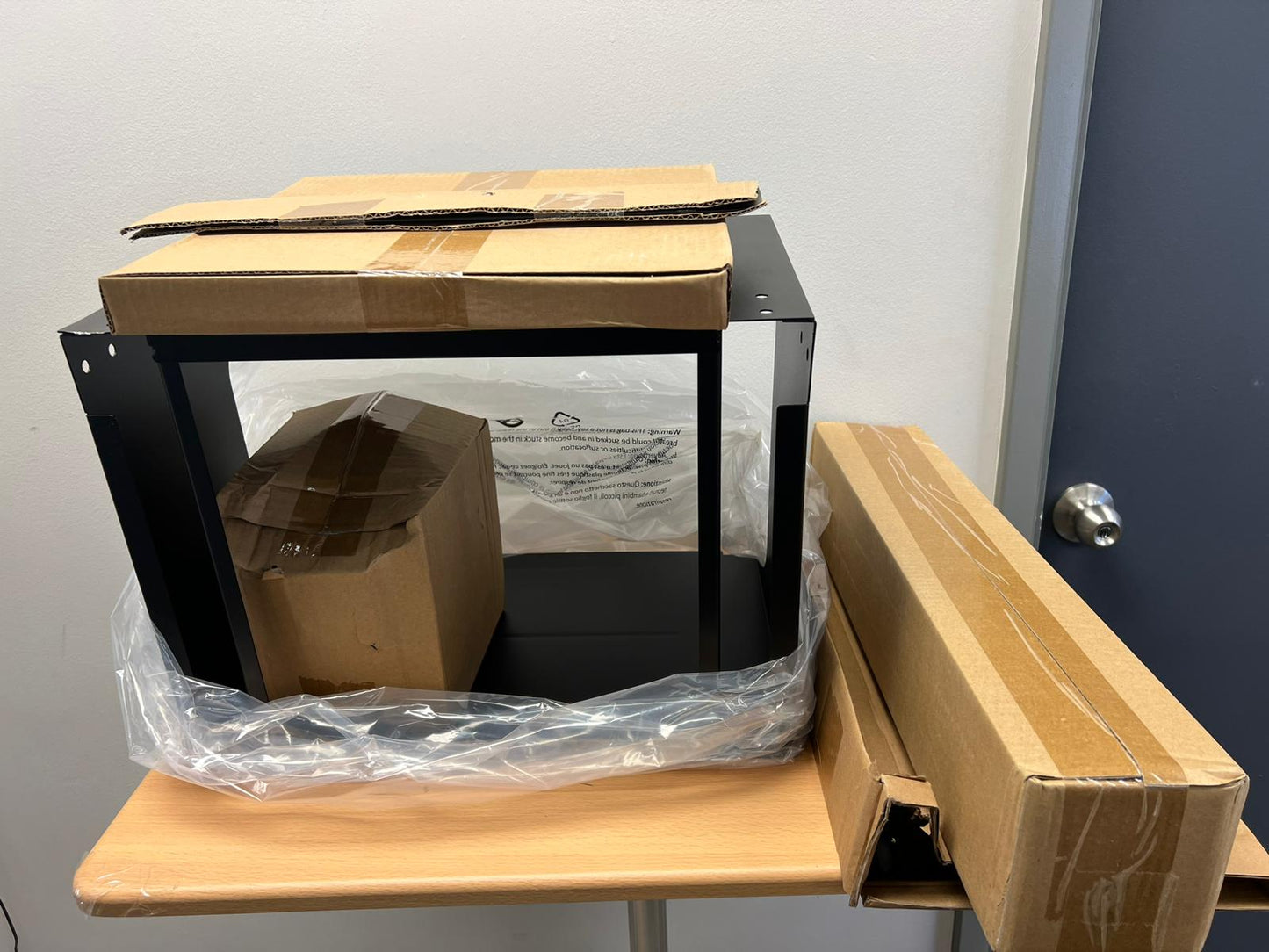 (New Open Box) GMG Stainless Steel Trek Cart Stand – Locking Wheels + Bottom Shelf!