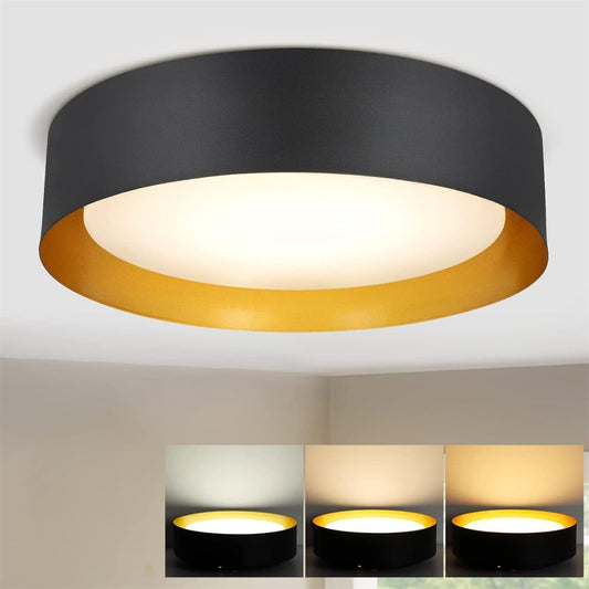 (New Open Box)  DingliLighting 30W Dimmable LED Flush Mount Ceiling Light | Color Changeable
