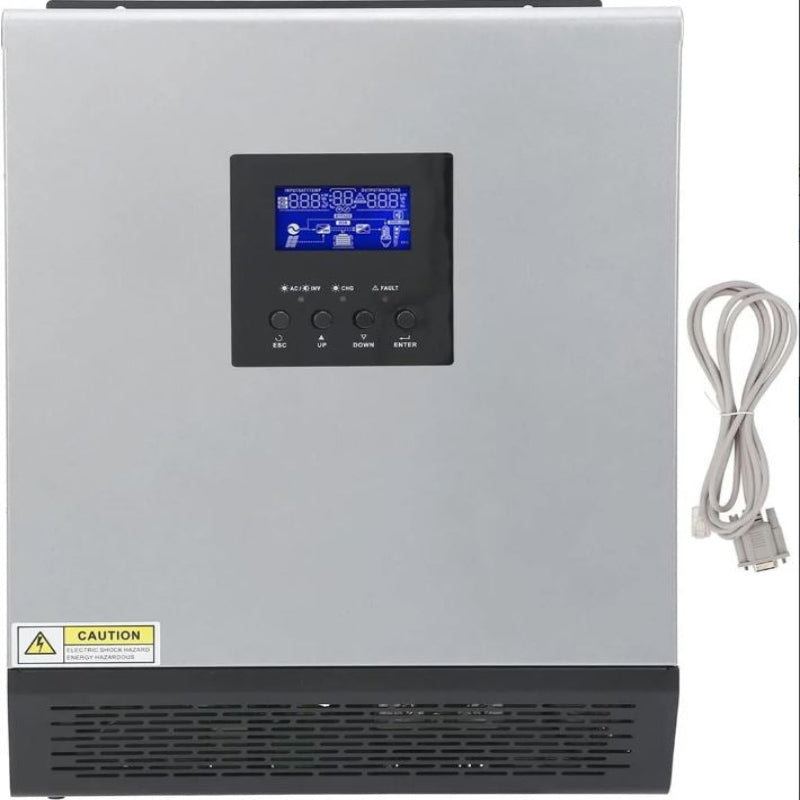 (New Open Box) 2400W Off-Grid Solar Inverter | 24V DC to 120V AC • Pure Sine • All-in-One Solar Controller
