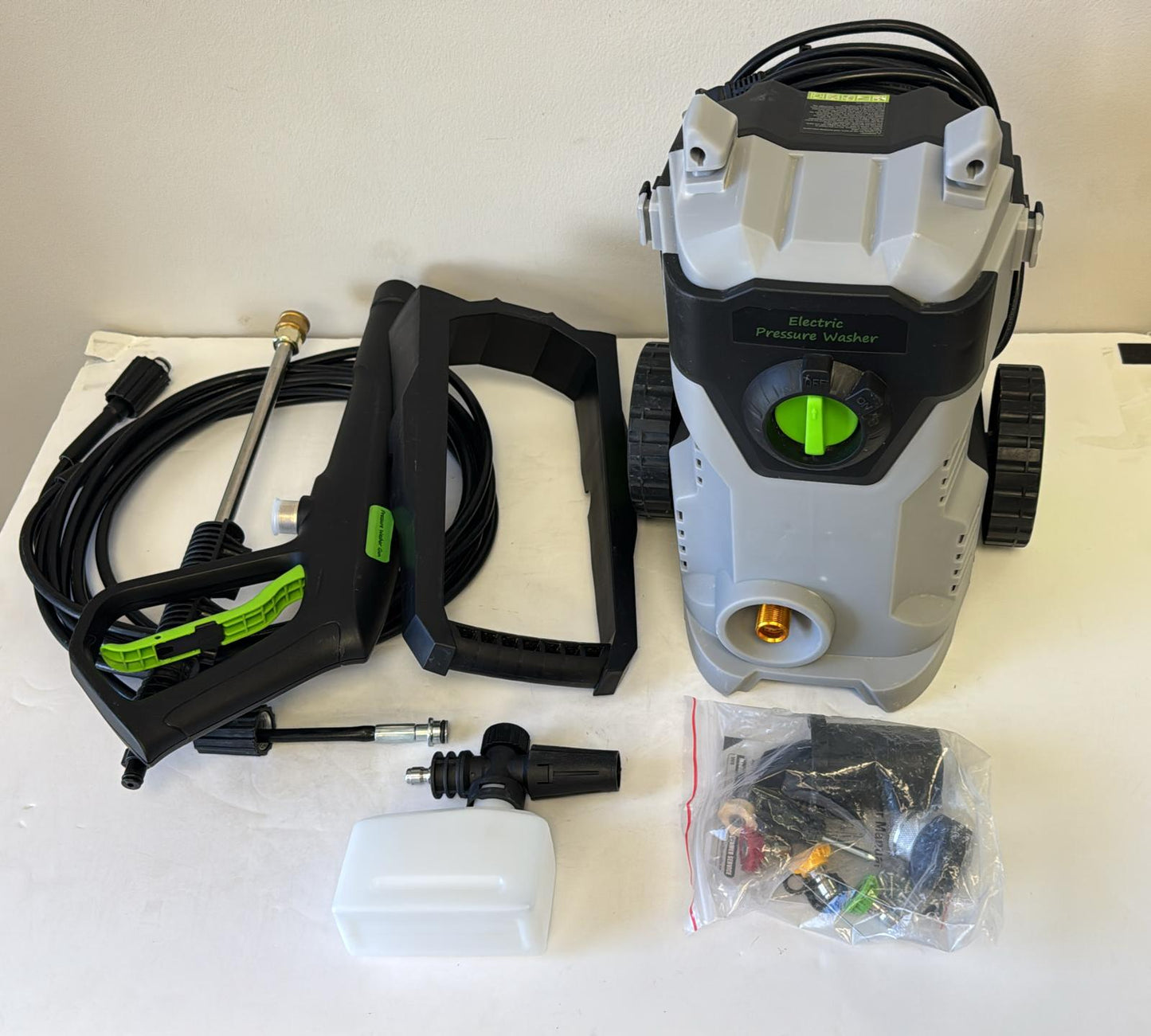 Pressure Washer, Power Washer with Foam Cannon 4500PSI 2.8 GPM Max Electric Pressure Washer