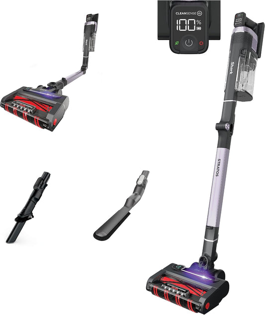 (Excellent) Shark® Stratos Cordless Vacuum, Ash Purple, IZ862HC