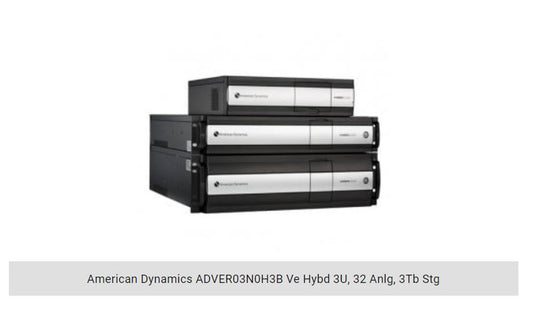 American Dynamics ADVER03N0H3B Ve Hybd 3U, 32 Anlg, 3Tb Storage