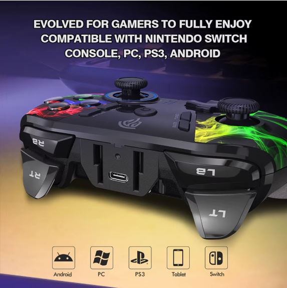 (excellent) EasySMX Wireless Gamepad PC Gaming Controller for PC/PS3/Android Smart TV/TV Box