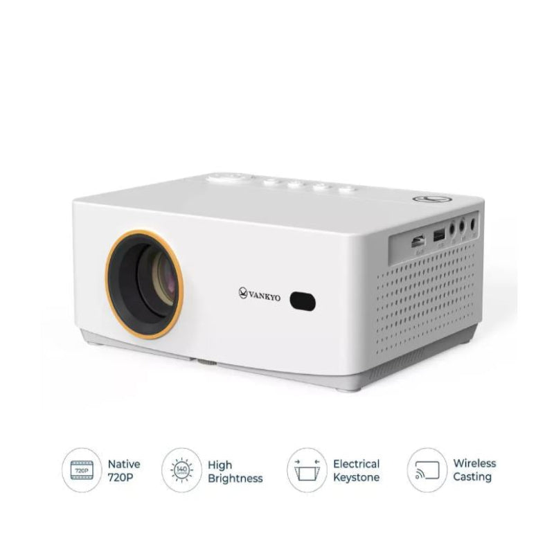 (Excellent) Vankyo Leisure 470W 720P Portable Projector with Wireless Connectivity, L 470W