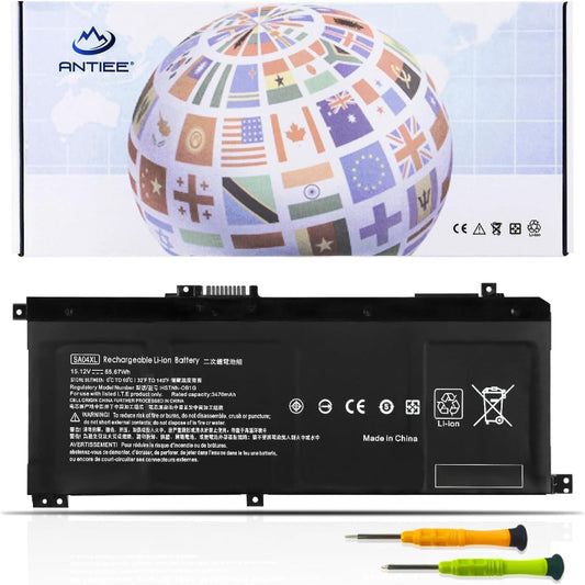 (New Open Box) SA04XL Battery Replacement for HP Envy x360 15” & 17” Laptops |