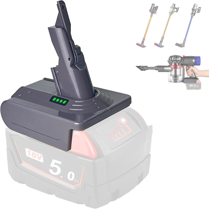 (New Open Box) PEDONY Adapter for Dyson V7 Convert for Milwaukee Battery