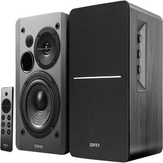 (New Open Box) Edifier R1280DBs Active Bluetooth Bookshelf Speakers - 2.0 Wireless Studio Monitor Speaker