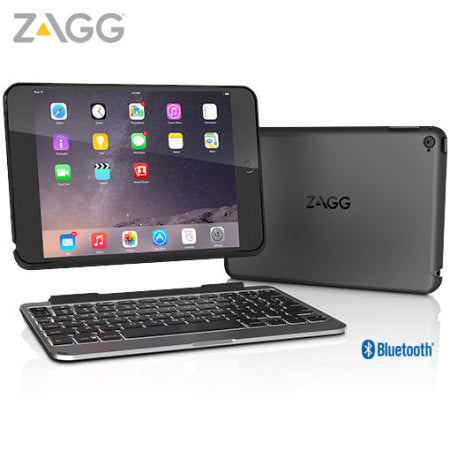 (New) Zagg Slim Book iPad Mini 4 Keyboard Case - Black