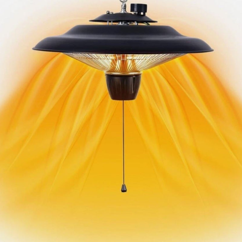 (New Open Box) 1500W Electric Patio Heater | Ceiling Mounted • Indoor/Outdoor • Infrared