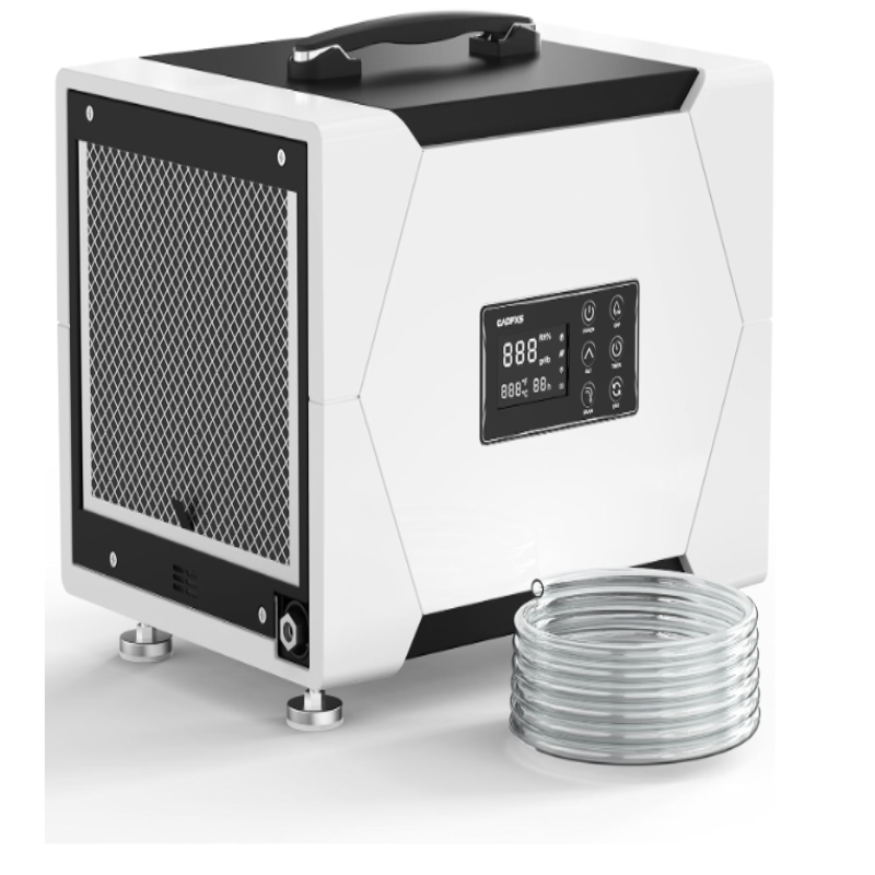 (New Open Box) 💧🏠 CADPXS 80 Pint Crawl Space/Commercial Dehumidifier with Pump & Drain Hose – Remois XP70 💦✨