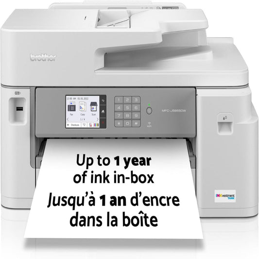 (New Open Box) Brother MFC-J5855DW Wireless A3 Color Inkjet Printer – All-in-One | Refillable Ink