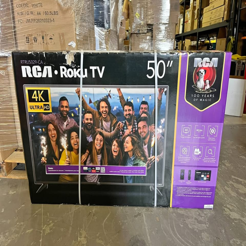 (Brand New Sealed) RCA Roku Smart 4K UHD Smart TV, 50-in