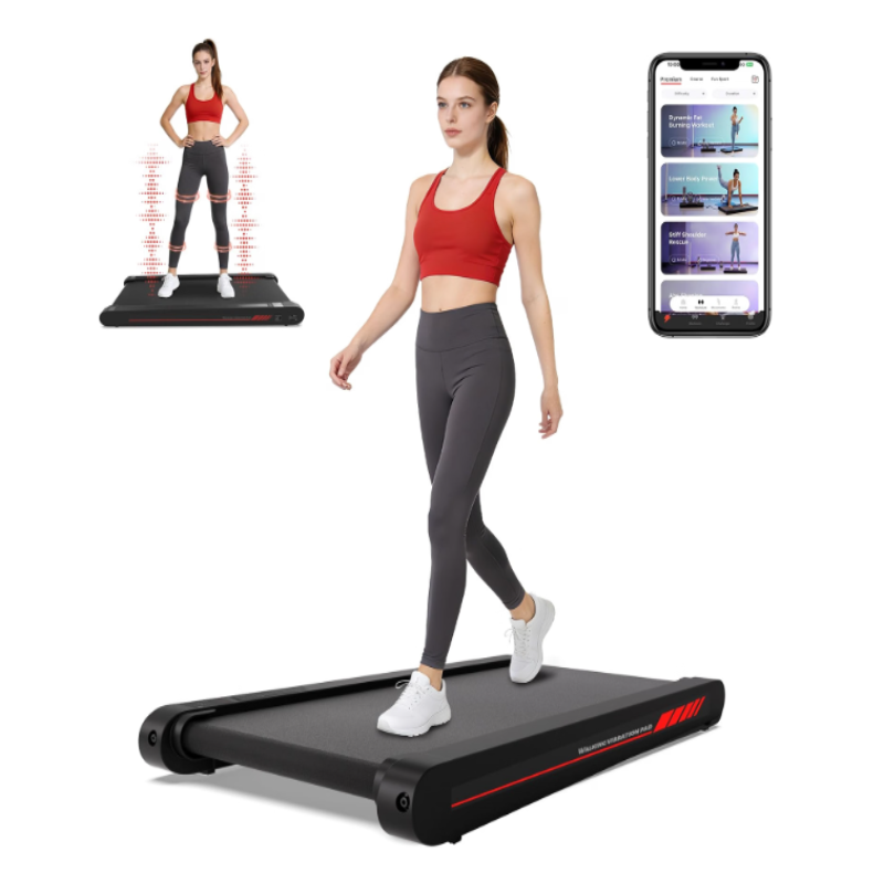 (New Open Box) Freepi Walking Pad,Under Desk Vibration Treadmill,3 in 1 Vibration Plate Exercise Machine,Portable Treadmill for Home
