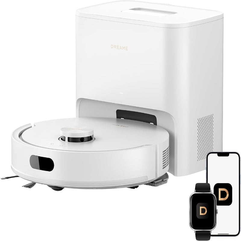 (Excellent) DREAME D20 Air Plus Robot Vacuum & Mop – 20,000Pa Suction – Self-Emptying